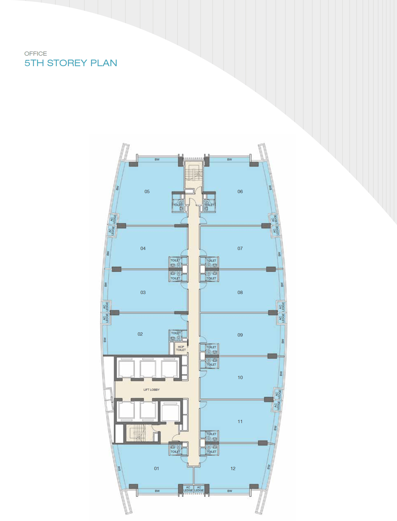 5TH STOREY PLAN floor plan